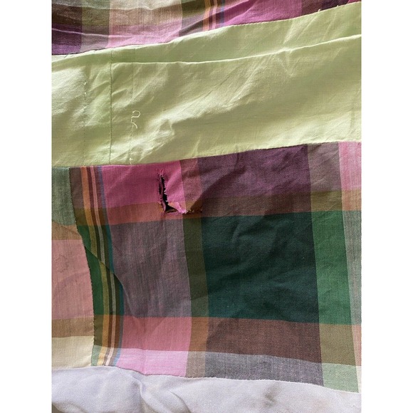 Vintage Start of a quilt project hand pieced 83" x 70" maybe 1960’s - Picture 2 of 12